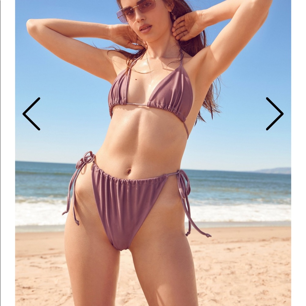 Purple nasty gal bikini